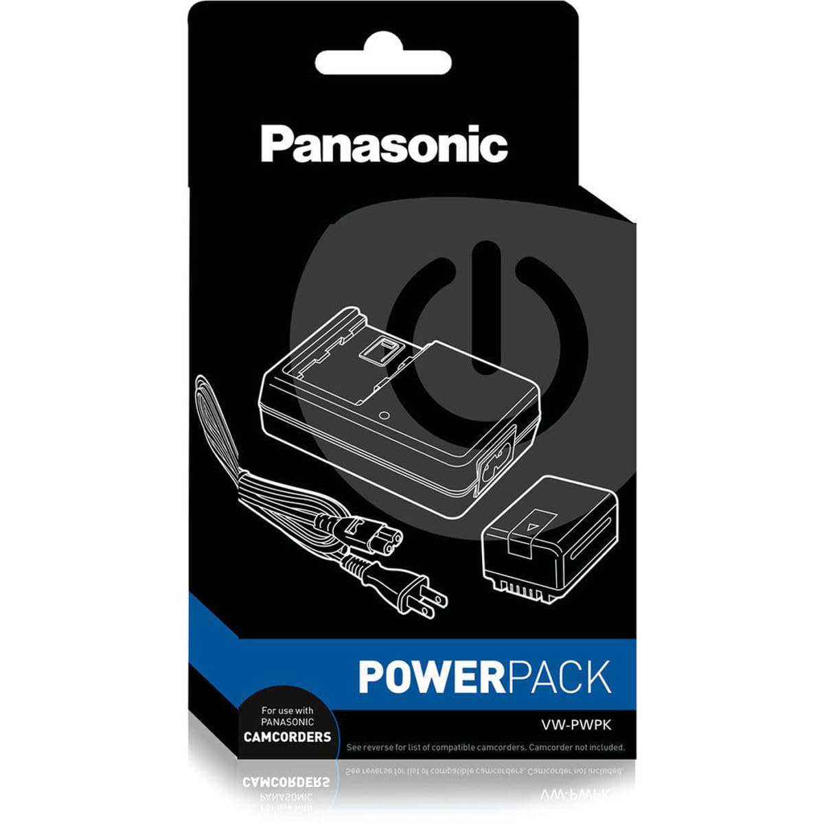 Amazon.com : Panasonic Power Pack for Consumer Camcorder, Black